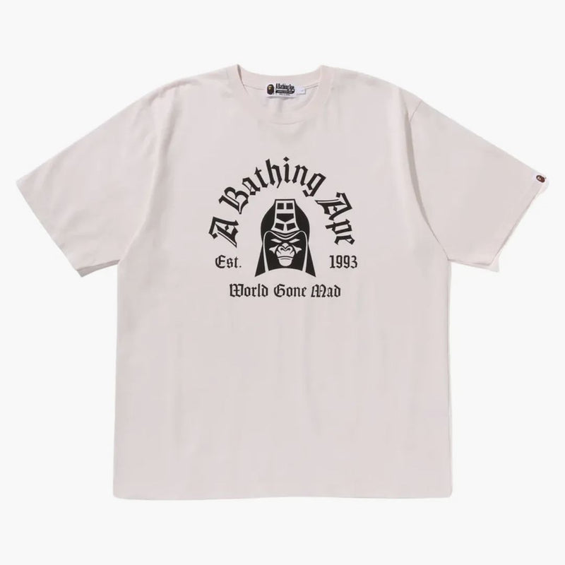 BAPE Washed Effect Tee White