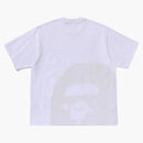 Bape Water Print Ape Head Relaxed Fit Tee White