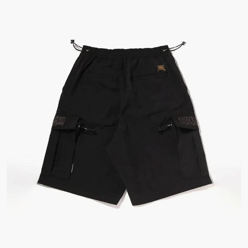 Bape Wide Cargo Shorts Black