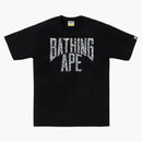 Bape Wild Leopard Pattern Nyc Logo Tee Black/grey
