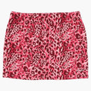Bape Wild Leopard Pattern Sweat Skirt Pink