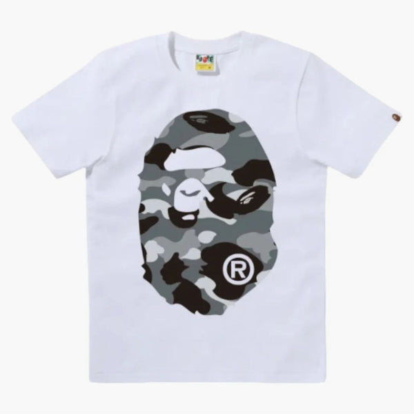 BAPE Dámské 1. Camo Big Ape Head Tea White/Grey