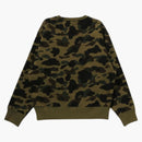 Bape Women's 1st Camo by Bathing Ape Crewneck Sweatshirt Green
