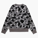 Bape Women's 1st Camo by Bathing Ape Crewneck Sweatshirt Gray
