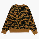 Bape Women's 1st Camo by Bathing Ape Crewneck Sweatshirt Yellow