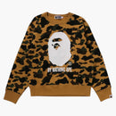 Bape Women's 1st Camo by Bathing Ape Crewneck Sweatshirt Yellow