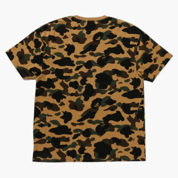 BAPE DENSKÁ 1. CAMO College Oversized Tea Yellow