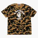 Bape Women's 1st Camo College Oversized Tea Yellow