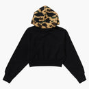 BAPE Dámská 1. kamiona oříznutá svetr mikina černá