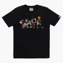 Bape Women's 1st Camo Milo Bape Logo Tee Black/grey