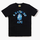 Bape Women's ABC Camo College Tea Black Blue