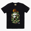 Bape Women's ABC Camo Milo na Big Ape Tea Black/Green