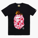BAPE Women's ABC Camo Milo på Big Ape Tea Black/Pink
