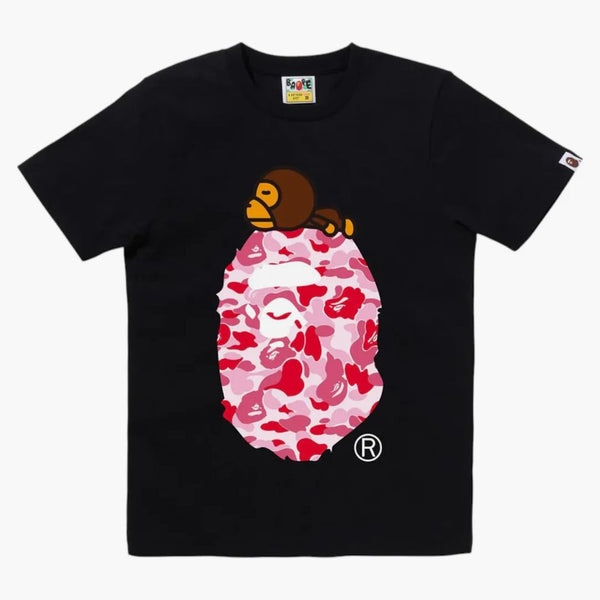 Bape Women's ABC Camo Milo na Big Ape Tea Black/Pink