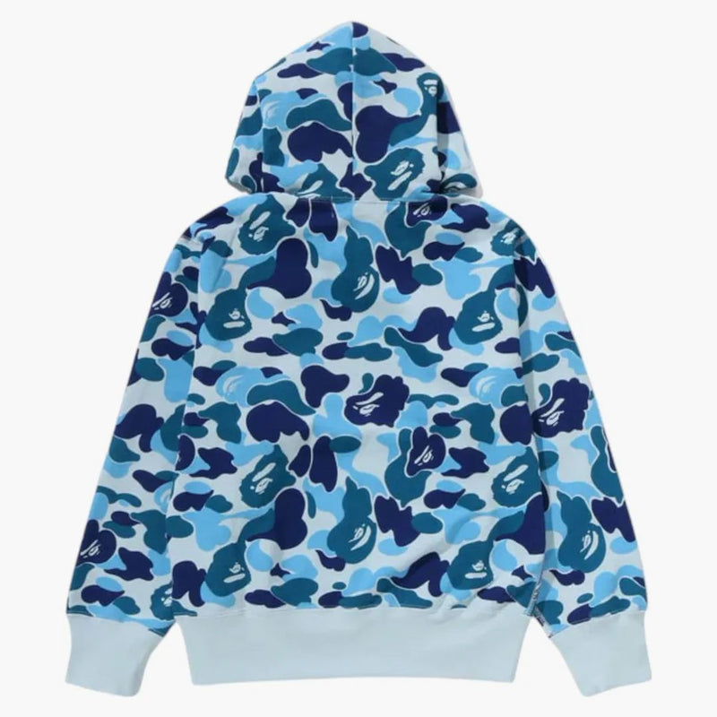 Bape Women's ABC Camo Camo One Point Publiver Hoodie Blue