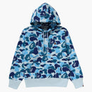 Bape Women's ABC Camo One Point Pullover Hoodie Blue