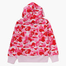 Bape Women's ABC Camo One Point Publiver Hoodie Pink