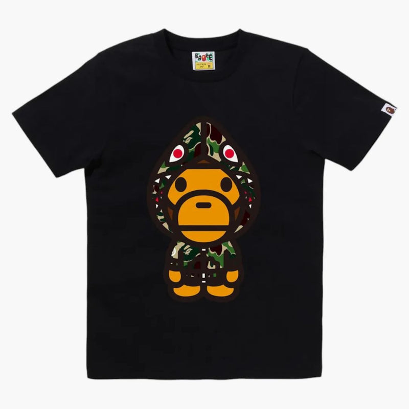 Bape Women's ABC Camo Shark Shark Hoodie Milo Tea Black/Green
