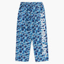 BAPE Women's ABC Camo Track Pants Blue