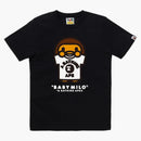 Bape Women's Baby Milo College Tee Black