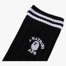 Bape Women's College Loose Socks Black