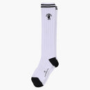 Bape Women's College Loose Socks White