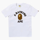 Bape Women College Tea (SS25) bílý