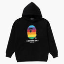 Bape Women's Crystal Ape Head de gran parte de la sudadera con capucha con capucha de arma