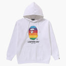 Bape Women's Crystal Ape Head Oversized Pullover Hoodie White