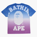 Bape Women's Gradation Big College Oversized Tea Blue
