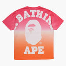 Bape Women's Gradation Big College Oversized Tea Pink