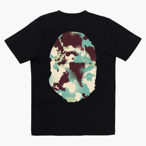 Mapa Bape Women Camo Big Ape Head Tea Black/Multicolor