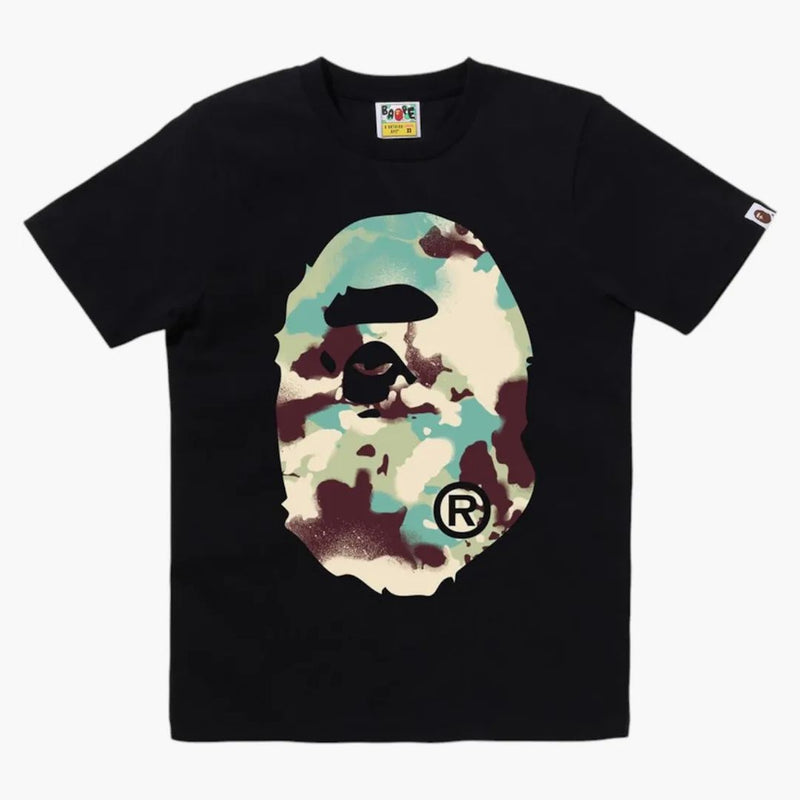 Mapa Bape Women Camo Big Ape Head Tea Black/Multicolor