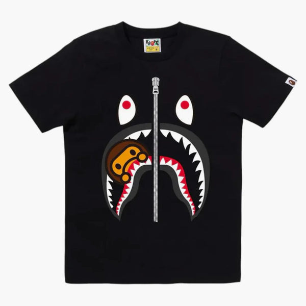 BAPE DENSE DENSE MILO SHARK TEA BLACK
