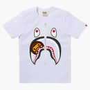 Bape Women's Milo Shark Tee White