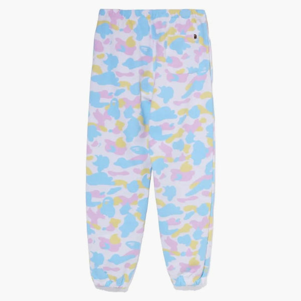 BAPE WOMENS NOU MULTI CAMO supradimensionate pantaloni de pulover alb