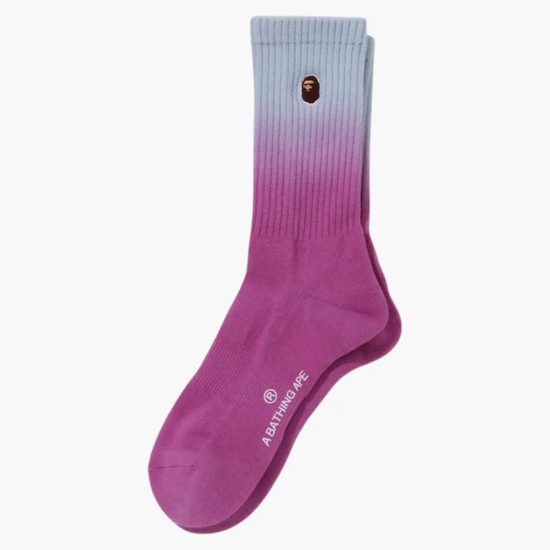 BAPE Women's One Point Gradation Socks Blue
