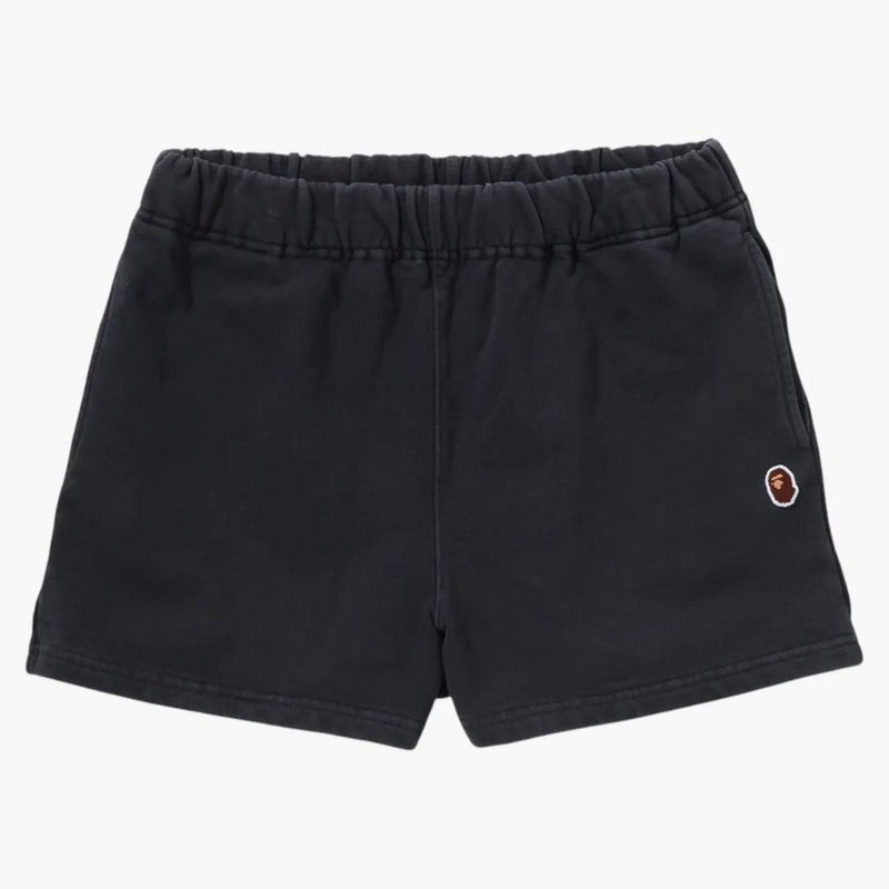 BAPE Kvinnors pigment färgade en poäng svett shorts svart