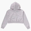 Bape Women's Solid Camo Jacquard One Point Cropped Zip Hoodie Gray
