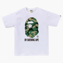 Bape Woodland Camo di Bareding Ape Tee White