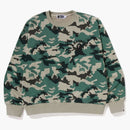 Bape Woodland Camo Loose Fit Crewneck Olive DRAB