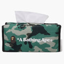 Bape Woodland Camo Travel Tissue Case Olive DRAB