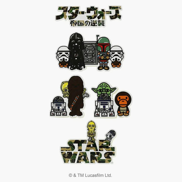 Bape X Star Wars Sticker Pack Multi