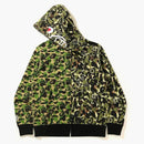 BAPE X Unkle Wide Full Zip Hoodie Green