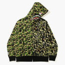 BAPE X Unkle Wide Full Zip Hoodie Green