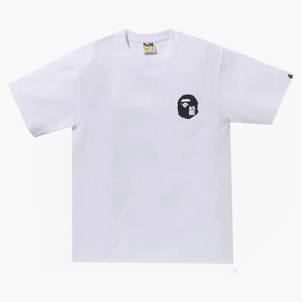 BAPE Year of Dragon Ape Face Tee White