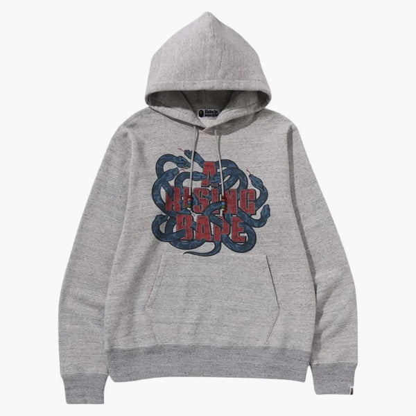 Bape rok hadího publoveru mikina šedá