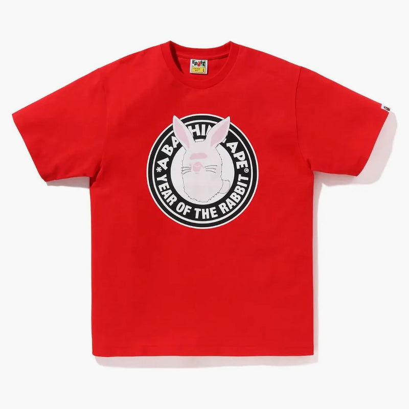 Bape Year Of The Rabbit Ape Head Tee (2023) Red