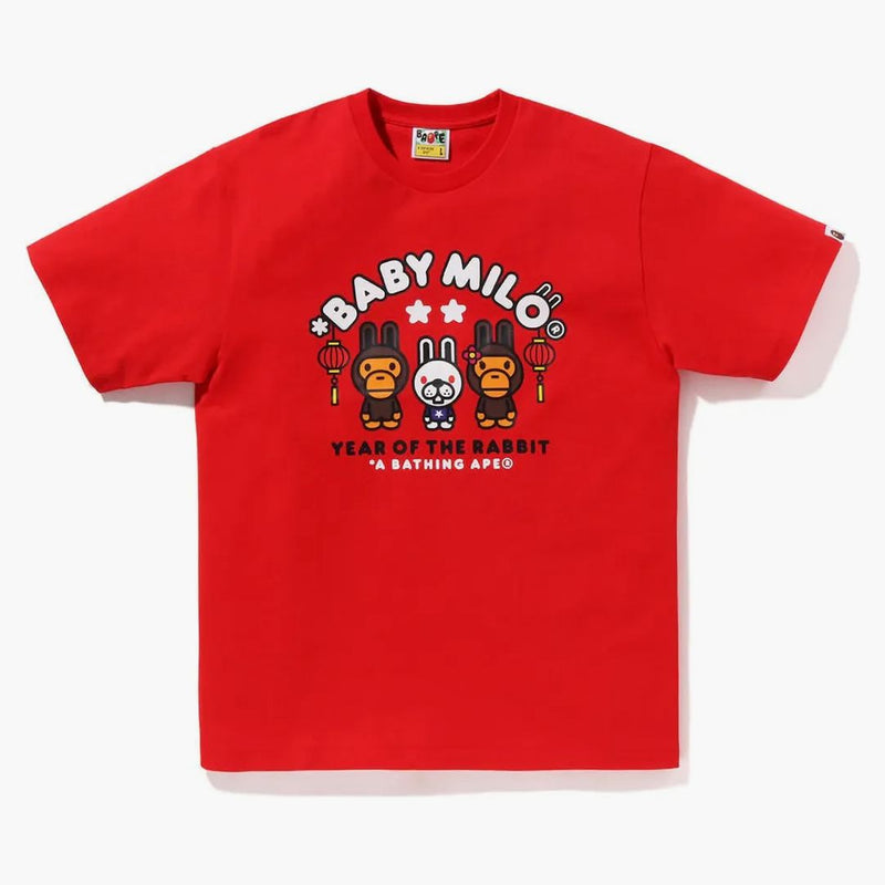 Bape Year Of The Rabbit Baby Milo Tee (2023) Red
