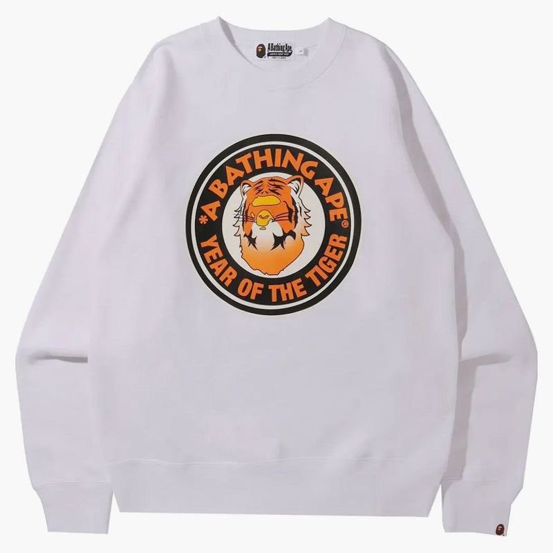 Bape Year of the Tiger Crew White